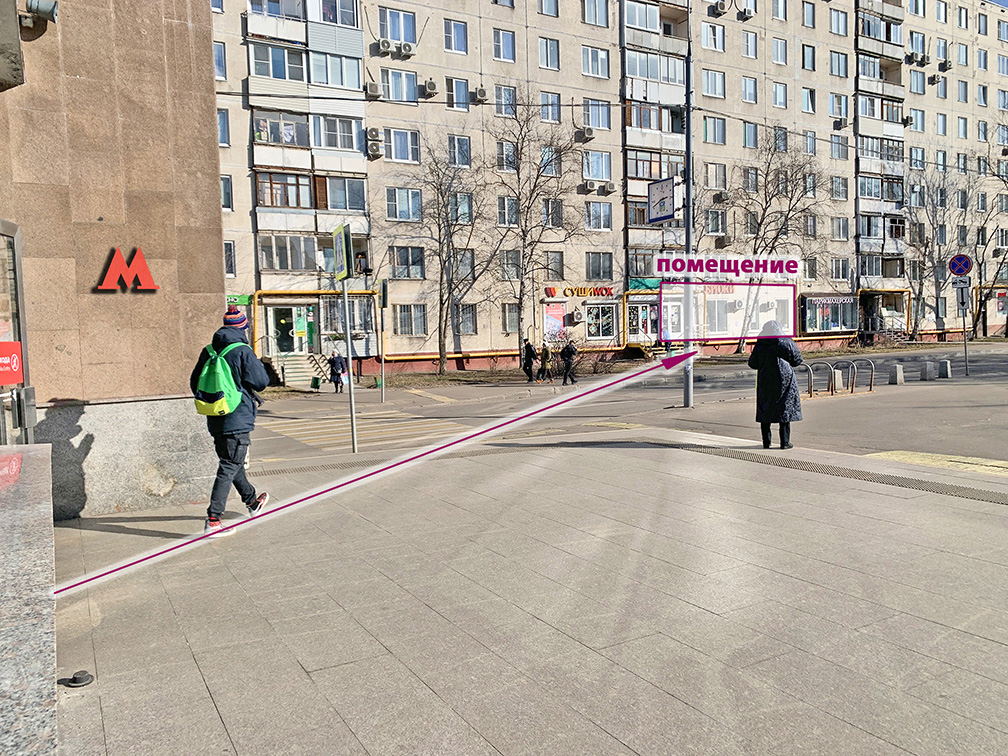 Стрит-ритейл у м.Планерная // 57 м², улица Фомичёвой, 16к5 Стрит-ритейл у м.Планерная // 57 м², улица Фомичёвой, 16к5