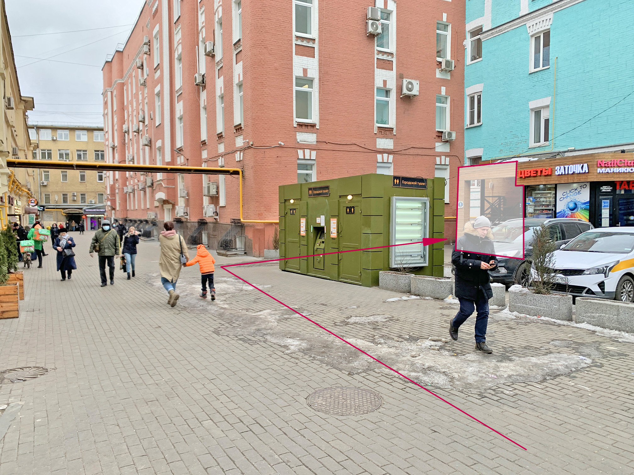 Стрит-ритейл у м.Менделеевская // 67 м², Новослободская, 14/19С8 Стрит-ритейл у м.Менделеевская // 67 м², Новослободская, 14/19С8